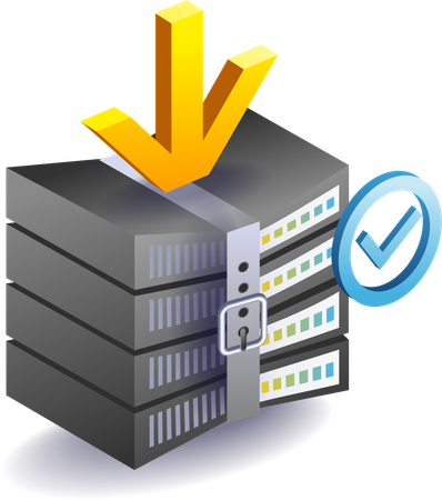 Download files from data server  Illustration