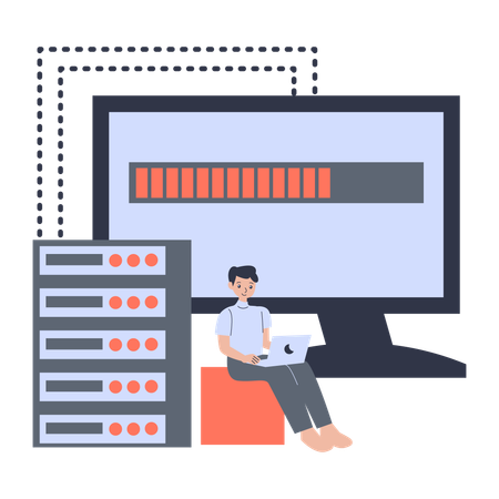 Downloading Data  Illustration