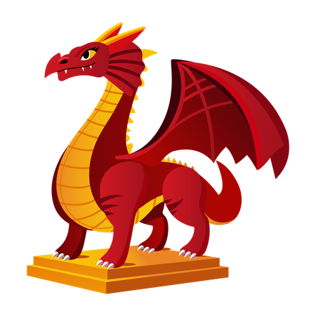 Dragão chinês  Ilustração