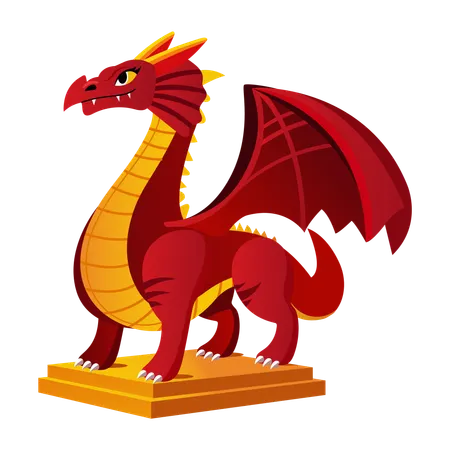 Dragão chinês  Ilustração