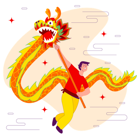 Dragon Dance  Illustration