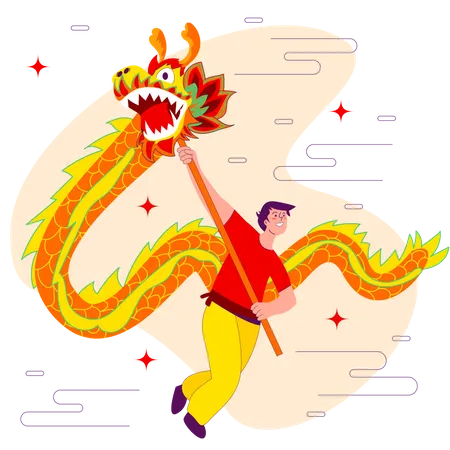 Dragon Dance  Illustration