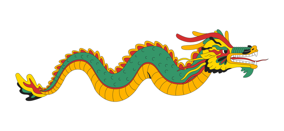 Dragon new year  Illustration