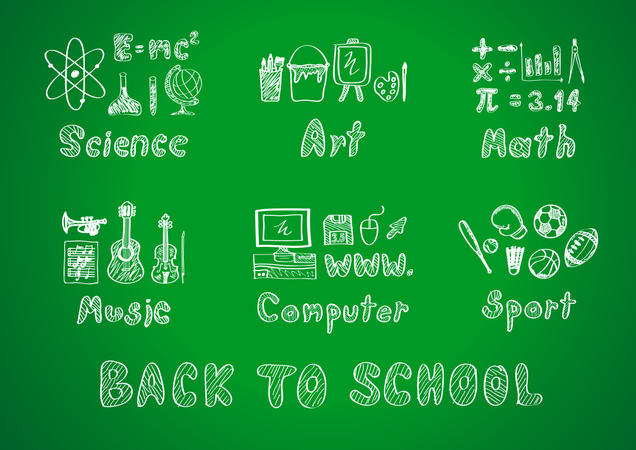 Drawing Of Back To School  Illustration