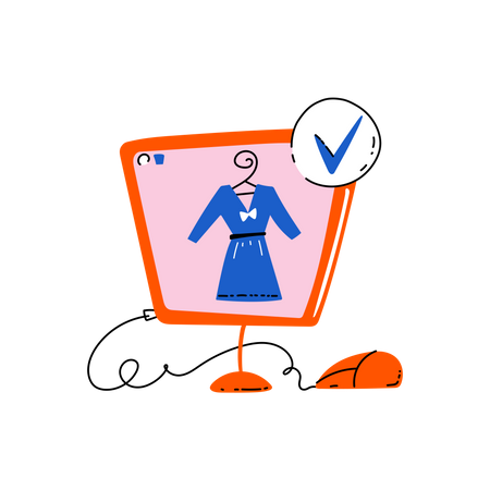 Dress selection  Illustration