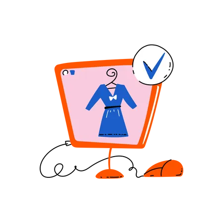 Dress selection  Illustration