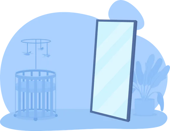 Dressing mirror  Illustration