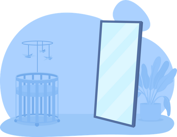 Dressing mirror  Illustration