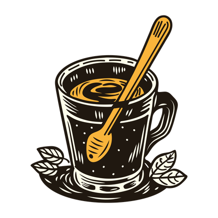 Drink Stirrer  Illustration