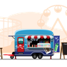 illustrations of drink truck