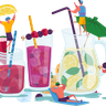 illustrations for drink