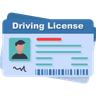 driving license illustration