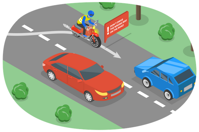 Driving Safety  Illustration