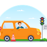free driving school illustrations
