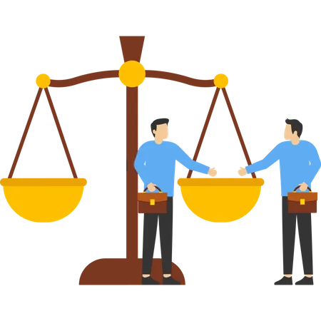 Conseil juridique en droit et justice  Illustration