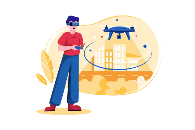 Drone technology  Illustration
