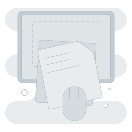 Drop File  Illustration