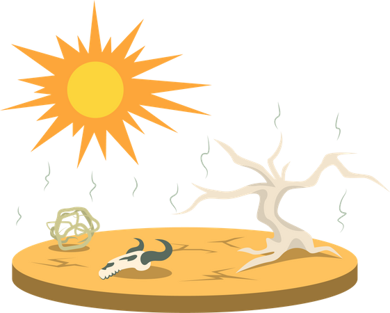 Drought  Illustration