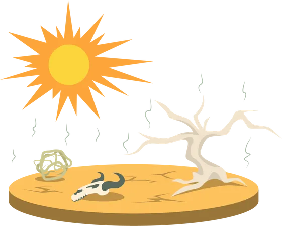 Drought  Illustration