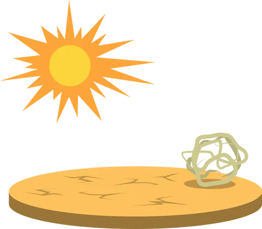 Drought  Illustration