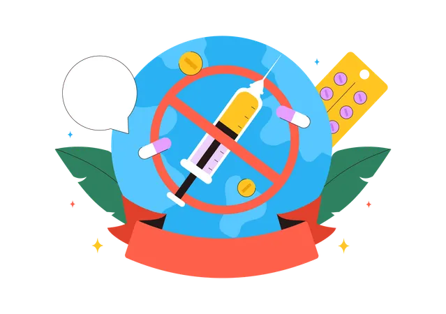 Drug Abuse and Illicit Trafficking  Illustration