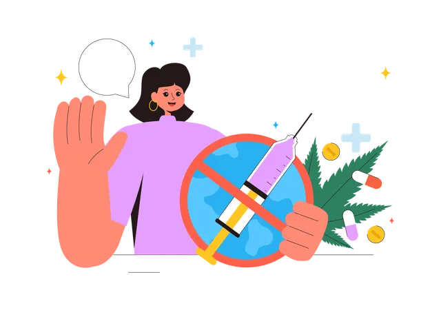 Drug Abuse and Illicit Trafficking  Illustration