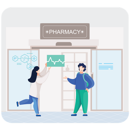 Drug Store  Illustration