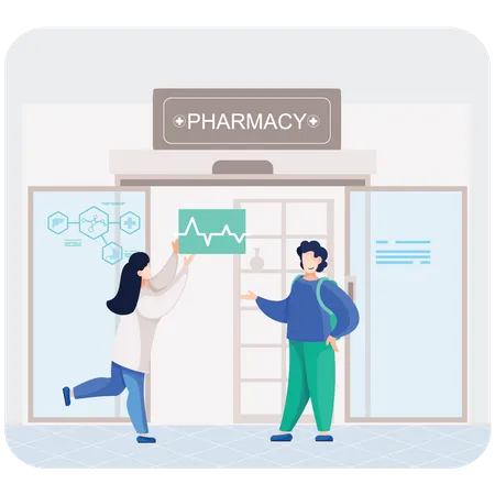 Drug Store  Illustration