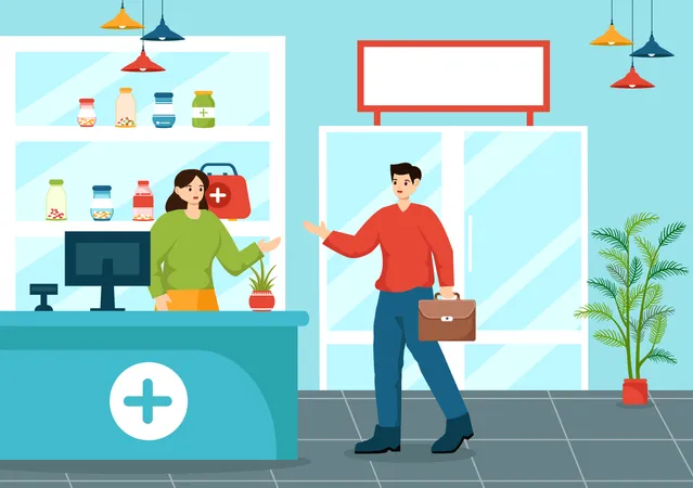 Drug Store  Illustration