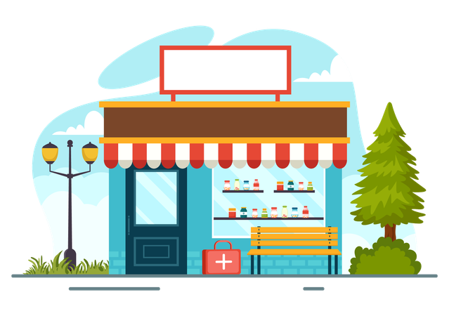 Drug store  Illustration