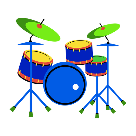 Drum Set  Illustration