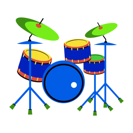 Drum Set  Illustration