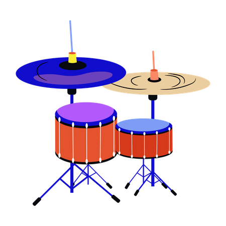 Drum Set  Illustration