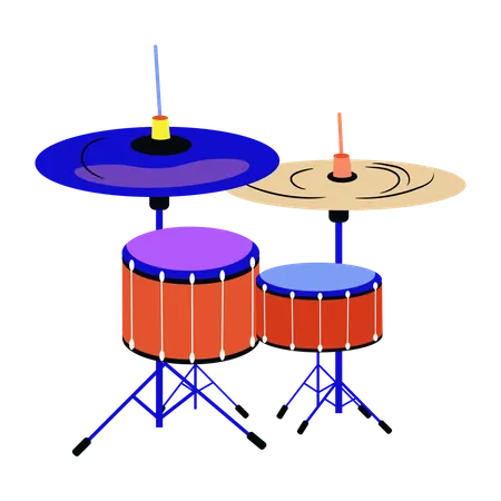 Drum Set  Illustration