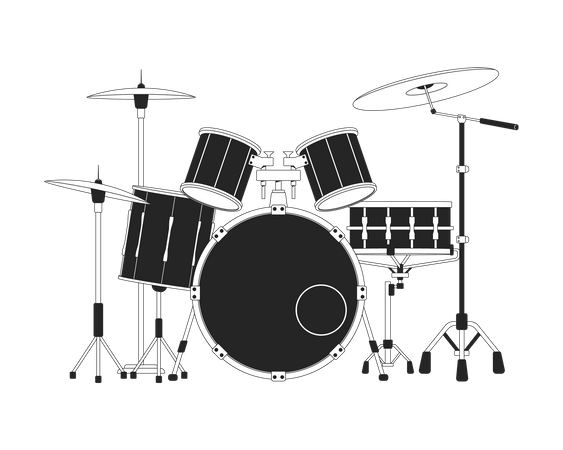 Drum set  Illustration