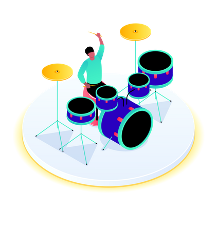 Drummer  Illustration