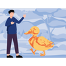 illustration for duck