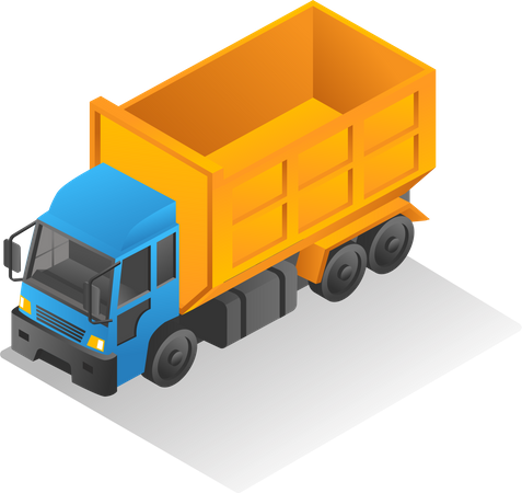 Dump truck Illustration