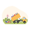 illustration for landfill site