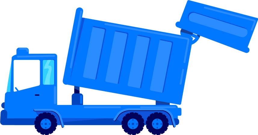 Dump truck  Illustration