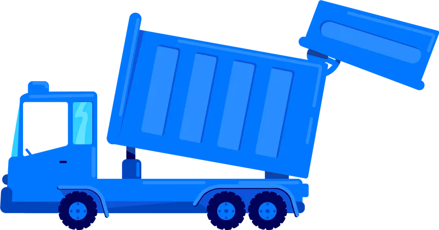 Dump truck  Illustration