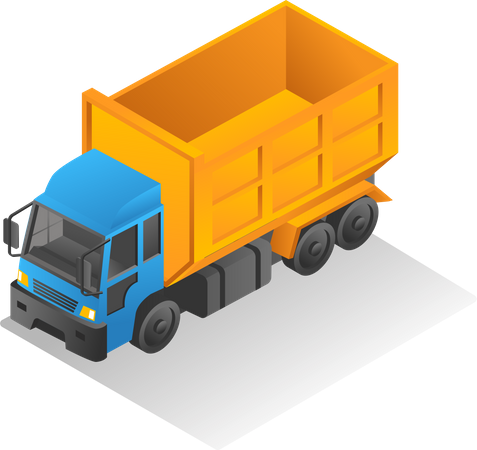 Dump truck  Illustration