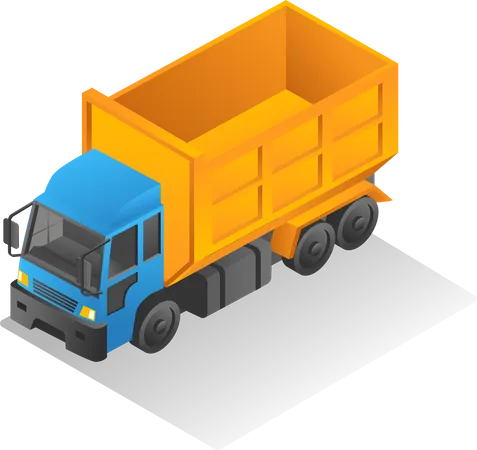 Dump truck  Illustration