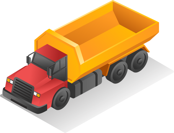 Dumper truck Illustration