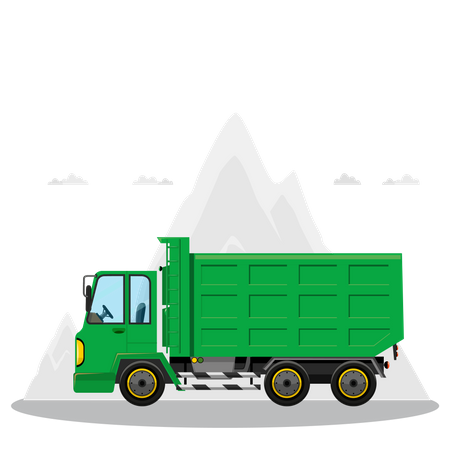 Dumper Truck Illustration