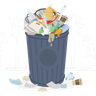 domestic waste illustrations free