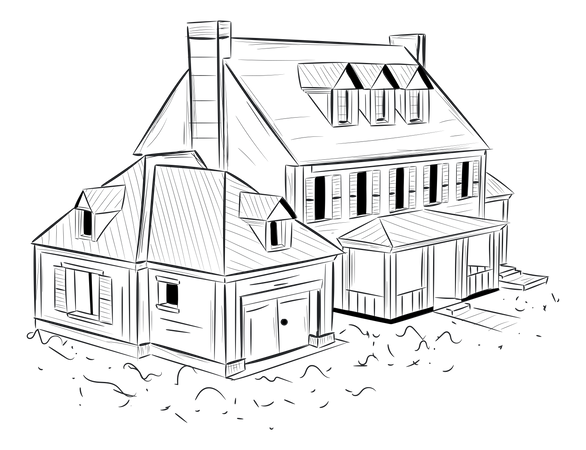 Dwelling House Illustration