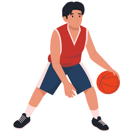 Dynamic Dribble  Illustration