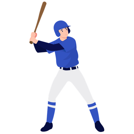 Dynamic Pitcher Pose  Illustration