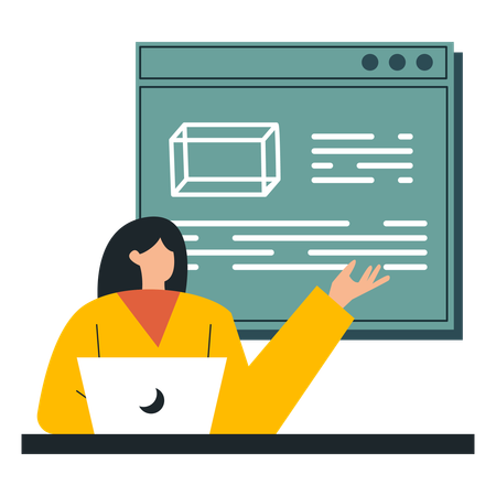 Dynamics of Online Learning taught by professor  Illustration